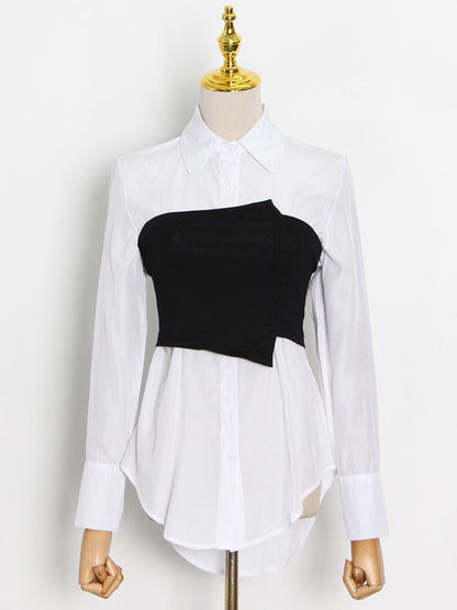Variant image for Dam Blus Långärmad Mjuk Bomull Polyester-1