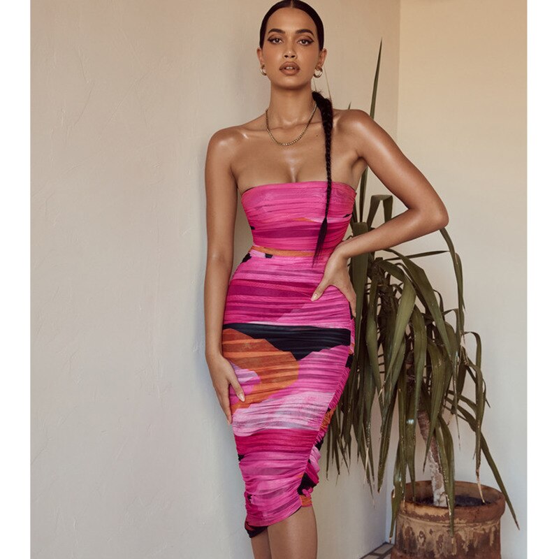 Kvinnors Klänning Axelremmar Mångsidig Förstklassiga Tyger-5