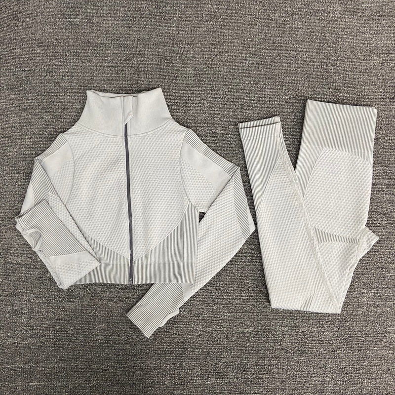 Variant image for Dam Sportset Yoga Monokrom Nylon-10