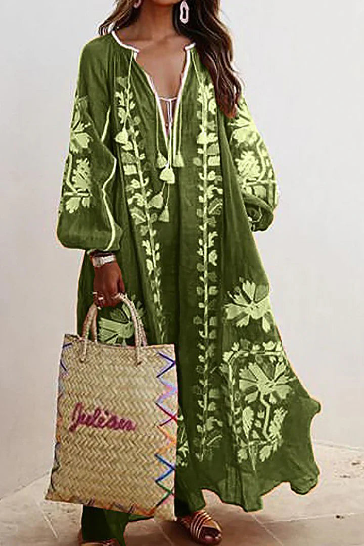 Variant image for Dam Överdimensionerad Klänning Långärmad Polyester för Sommar och Fest-25