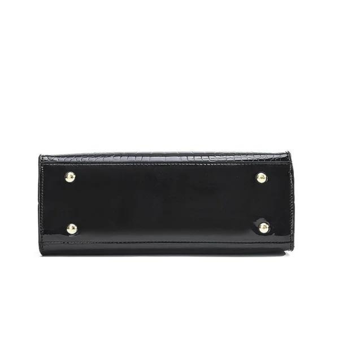 Kvinnors Dösväska Krokodilmönster Syntetiskt Läder-4