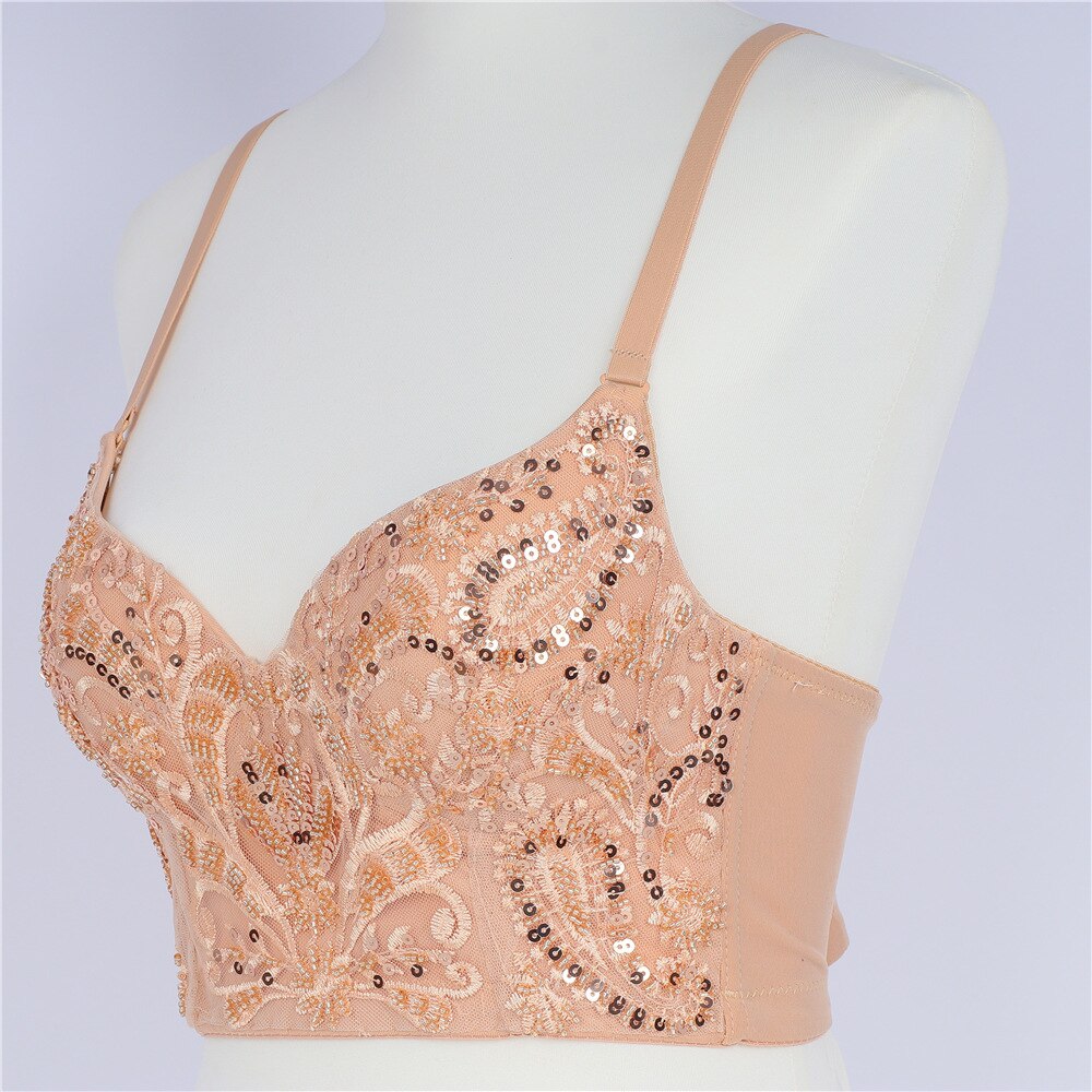 Dam Spaghetti Topp Paljett Polyester Glittrig För Fest och Vardag 3