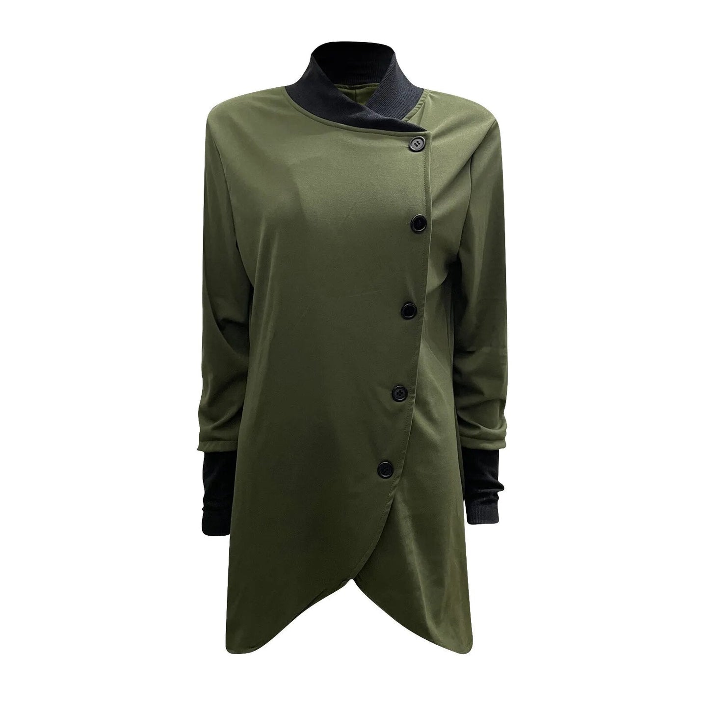 Damjacka Modern Design Mjuk Bomull Återvunnen Polyester 6