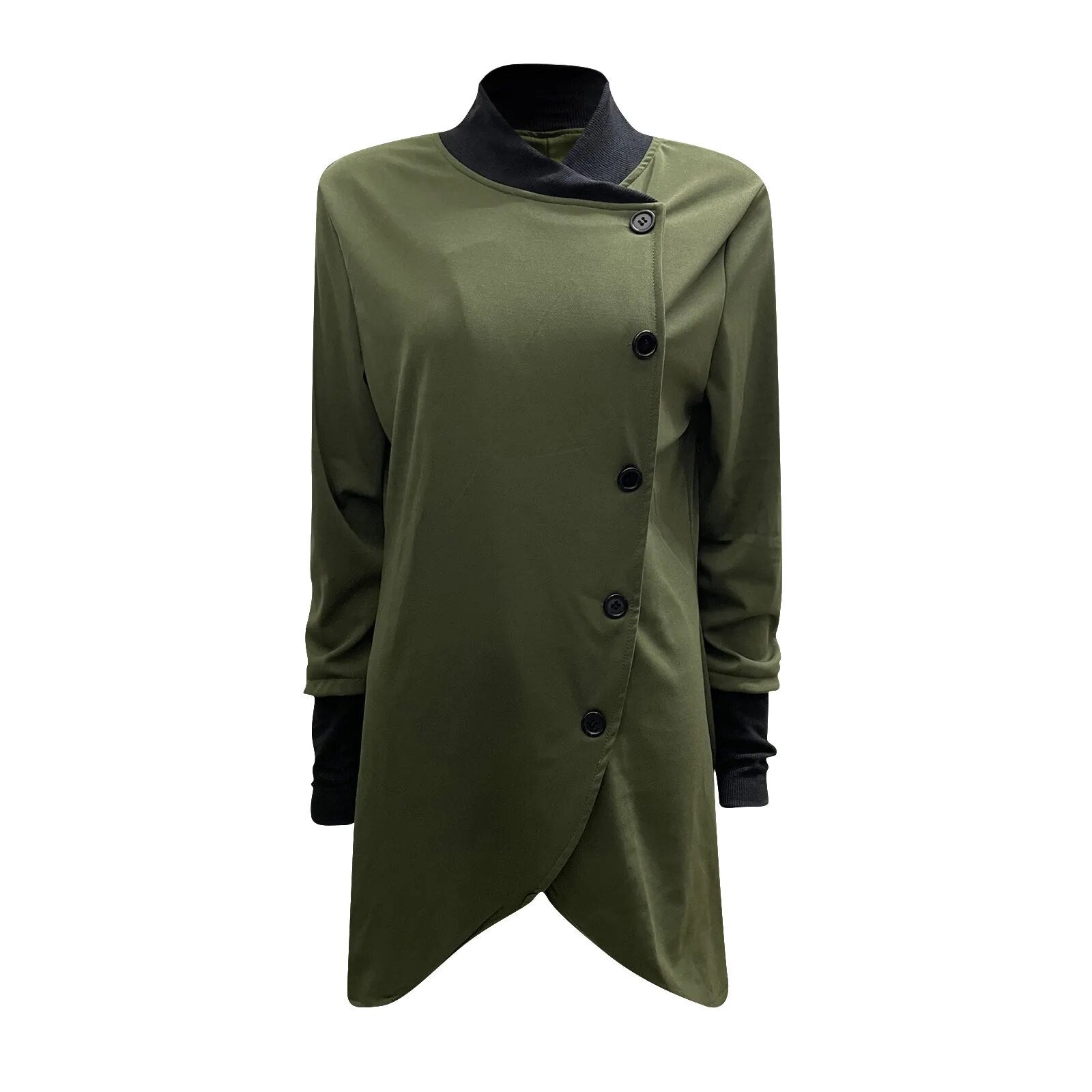 Damjacka Modern Design Mjuk Bomull Återvunnen Polyester 6