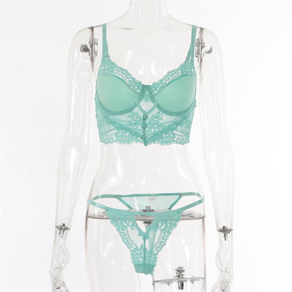 Snygga Damunderkläder Set med Spets i Polyester och Spandex-6