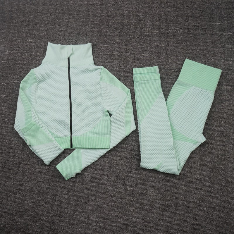 Variant image for Dam Sportset Yoga Monokrom Nylon-7
