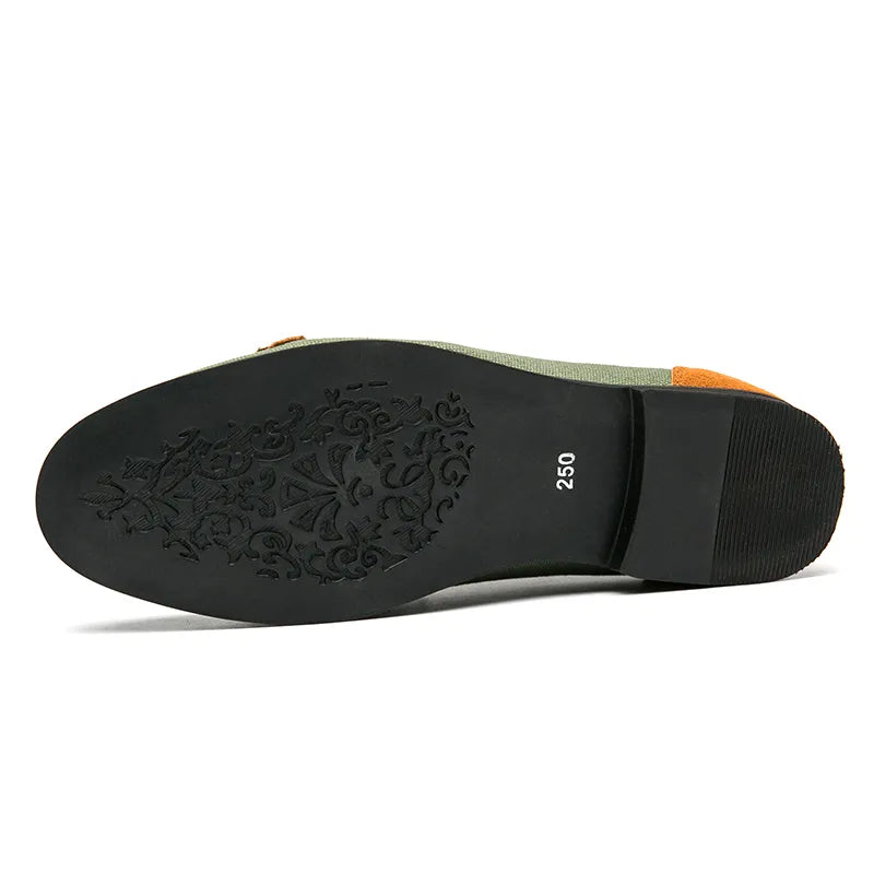 Herrskor Slip-on Elegant Läder för Komfort och Stil-4