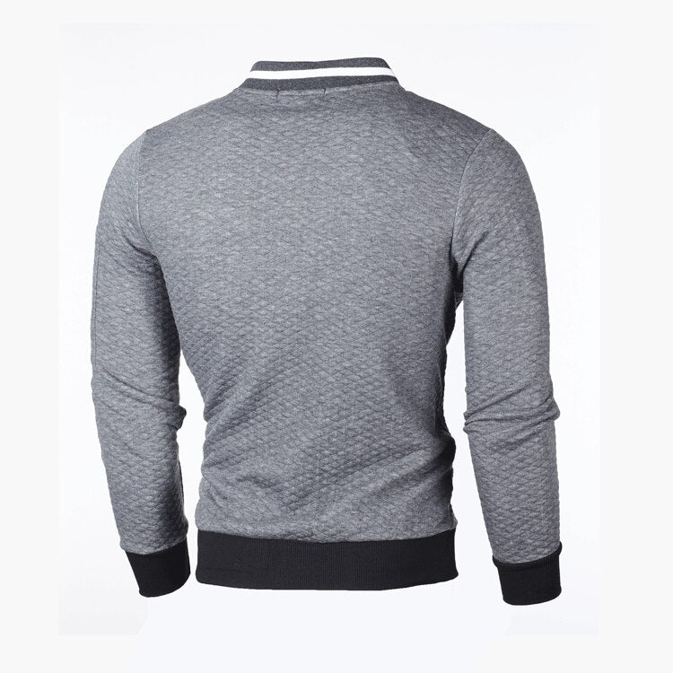 Svart Dunväst Herr Slim Fit med Rutigt Mönster – 100% Polyester, Mångsidig och Sportig Design 2