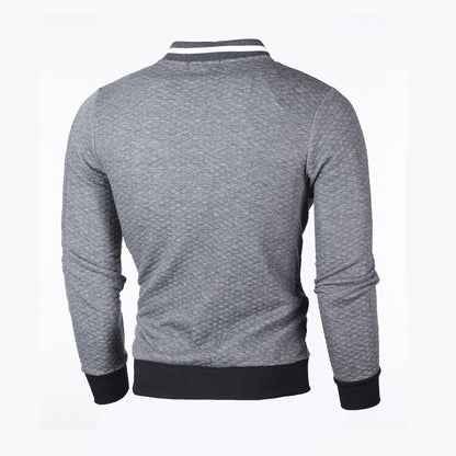 Svart Dunväst Herr Slim Fit med Rutigt Mönster – 100% Polyester, Mångsidig och Sportig Design 2