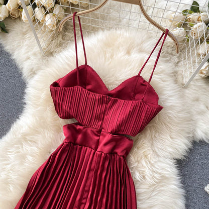 Långklänning Dam Empire Midja Polyester för Bröllop och Fest-4