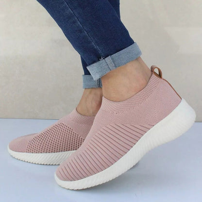 Dam Kilsneaker Bekväm Slip-On Andningsbart Tyg 2
