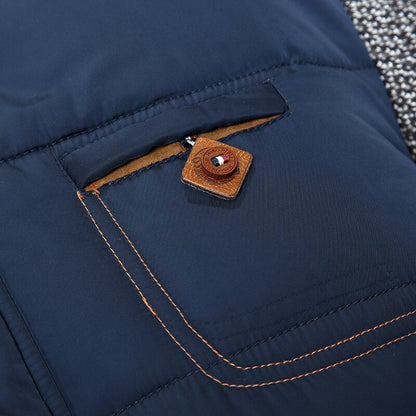 Herr Vinterjacka Modern Väderbeständig Polyester-3