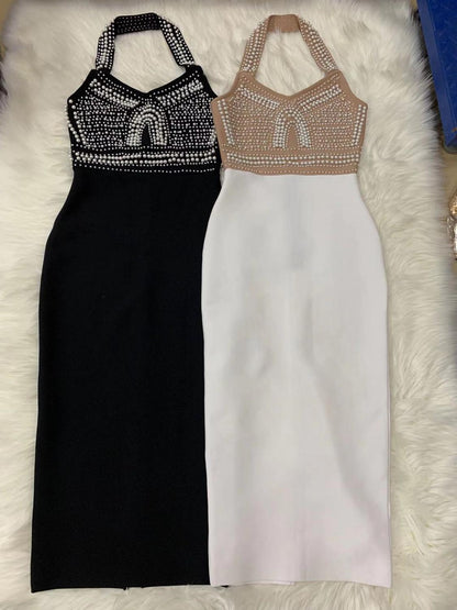 Kvinnors Midi Klänning Bohemisk Rayon Utan Ärmar 5