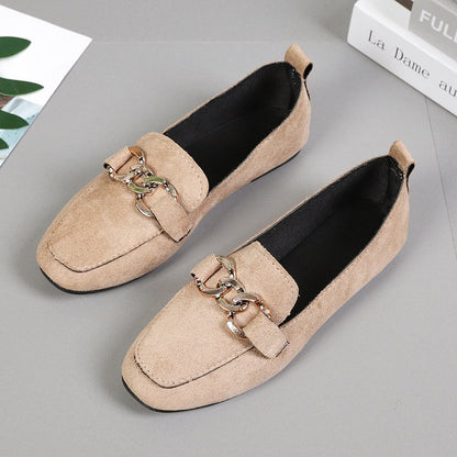 Variant image for Kvinnors Loafers Fyrkantig Tå PU-material-2
