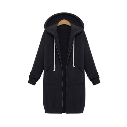 Damjacka Sweatshirt i Traditionell Snitt - Högkvalitativ Jacka för Dam, Elegant och Bekväm Passform 1