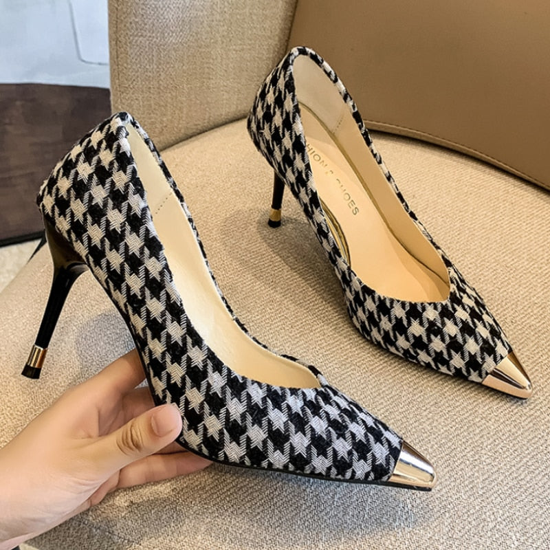 Variant image for Kvinnors Pumpskor Spetsig Tå PU Material-2