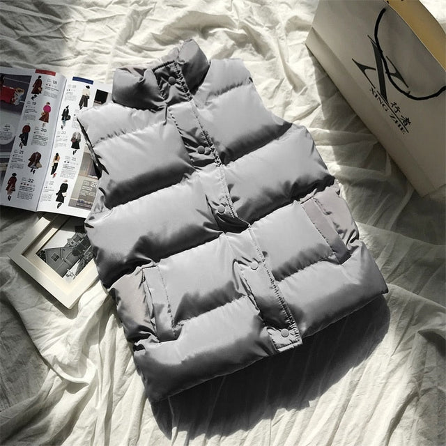 Dam Vintage Väst Högkvalitativt Material Trendig Höst-5