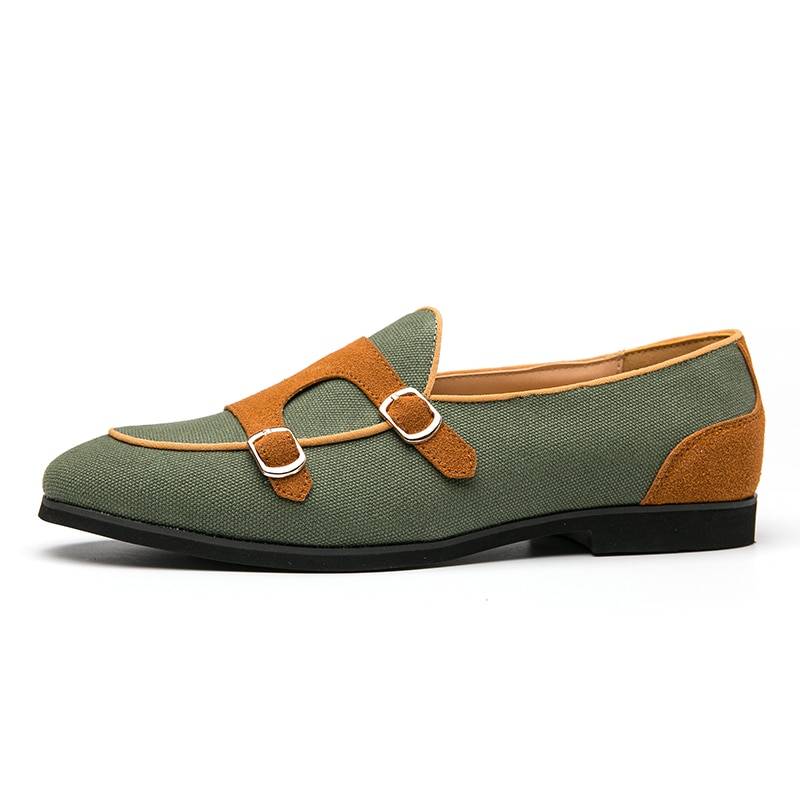 Herrskor Slip-on Elegant Läder för Komfort och Stil-2