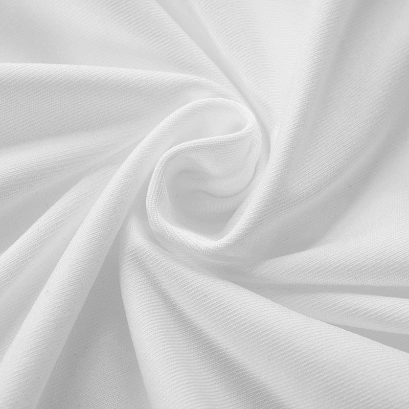 Kvinnors Långärmad Klänning Monokrom Polyester-6