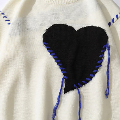 Stickad Dam Tröja Mjuk Akryl Rundhalsad Tidlös Design-4
