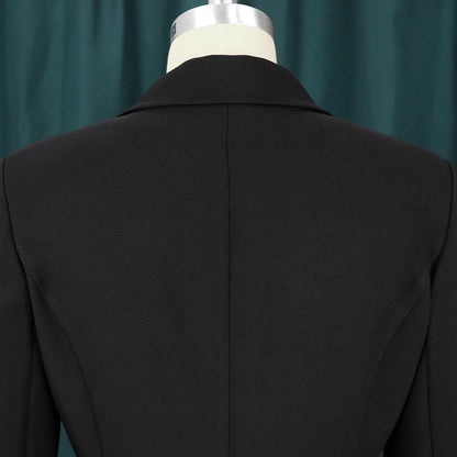 Lång Klänning Dam Maxiklänning Långärmad Polyester Elegant Silhuett-5