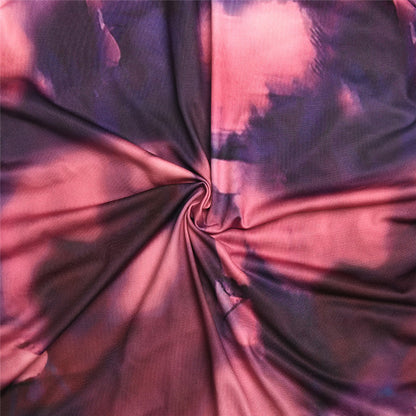 Kvinnors Miniklänning Abstrakt Kolonnform Kashmir Spandex-3