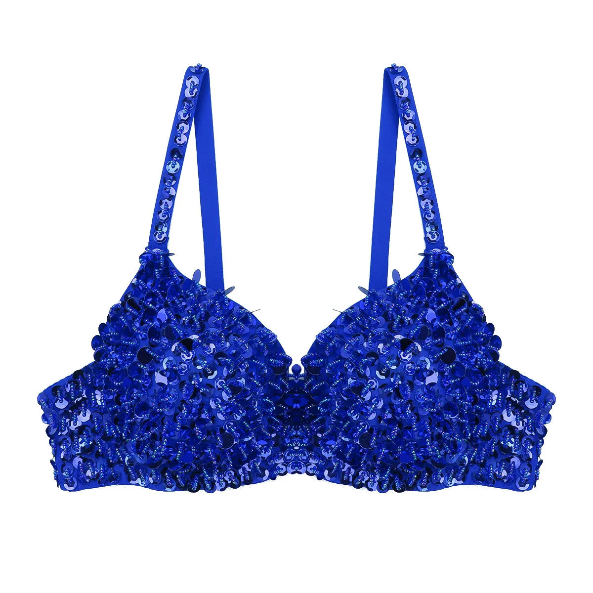 Dam BH Monokrom Paljetter Justerbara Band Bomull Polyester 12