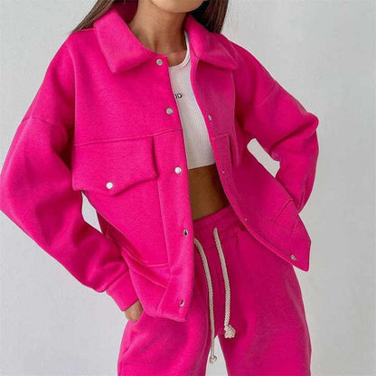 Variant image for Dam Tvådelad Träningsdräkt Långärmad Jacka Polyester Elastan-17