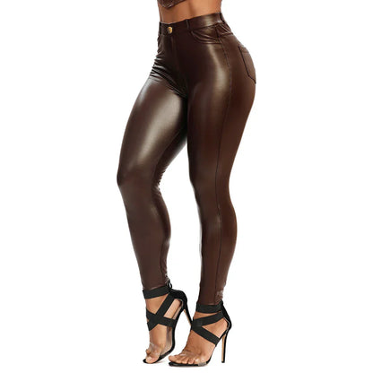 Gröna Byxor Dam med Resår i Midjan – Snygga Polyester-Spandex Byxor för Alla Tillfällen 3