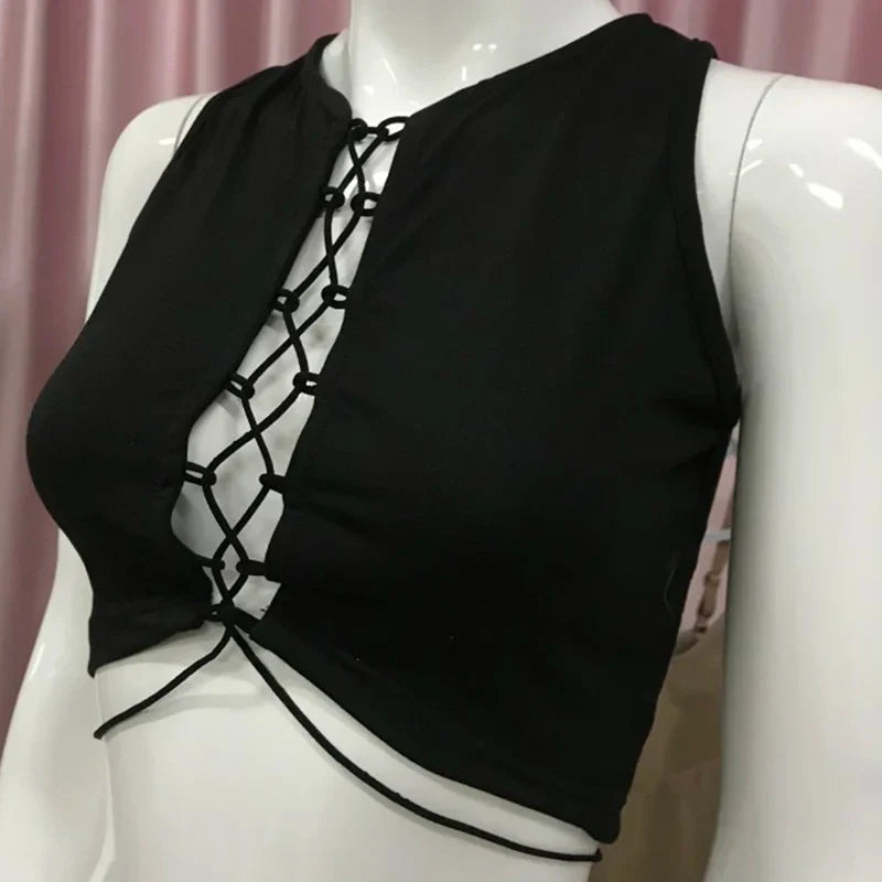 Dam Festtoppar Kortärmad Polyester-Bomull med Slående Halsringning-6