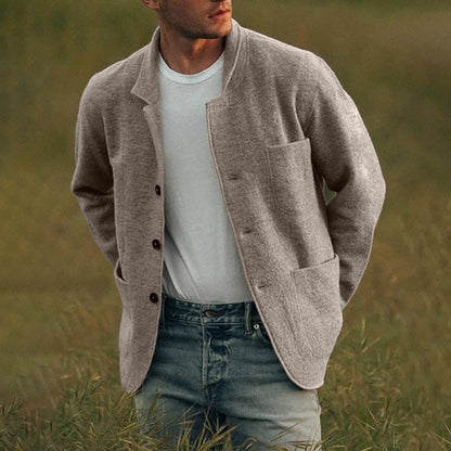 Ullväst för Herr med Knappstängning – Elegant Design, Komfortabel Passform, Mångsidig Stil, Finns i S-XL 6