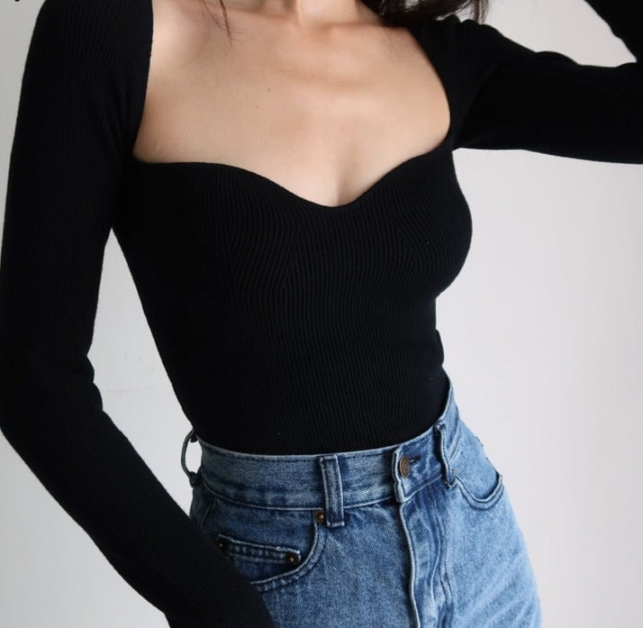 Kvinnors Elegant Topp Högkvalitativt Material-2