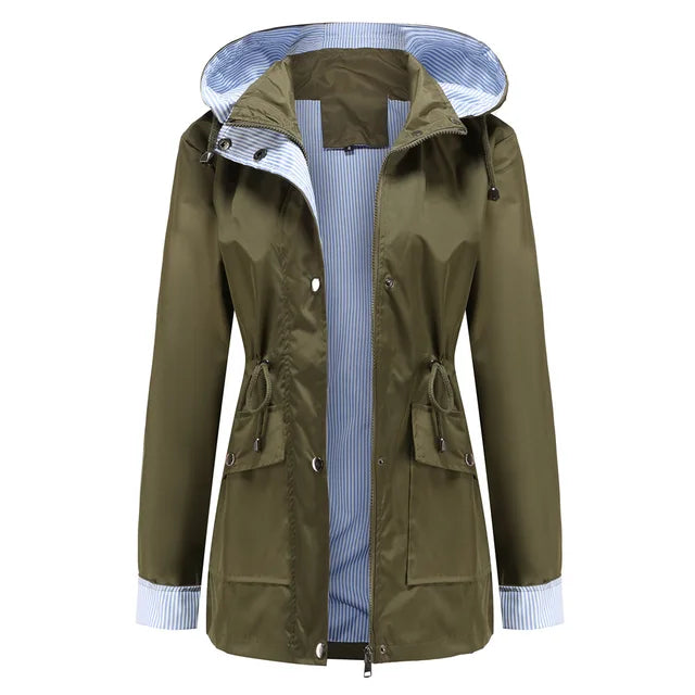 Variant image for Junior Vindbrytare Jacka med Huva Vattenavvisande Polyester-25