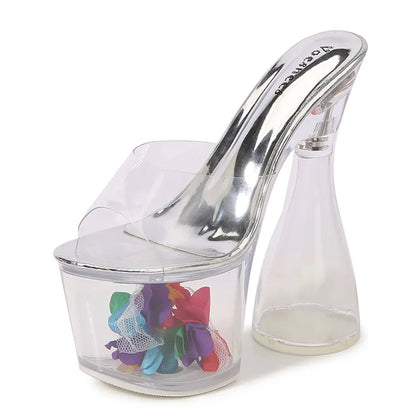 Variant image for Dam Sandaler Hög Klack PVC Chunky Klack-11