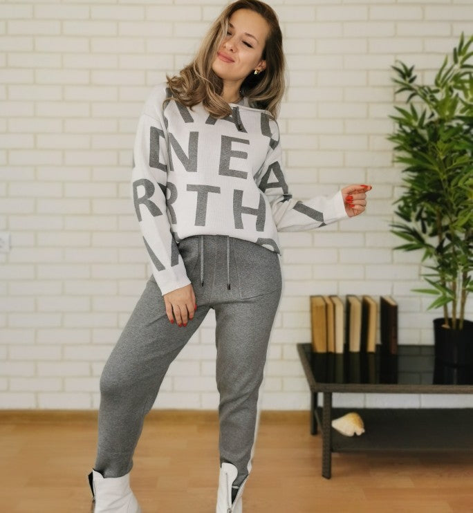 Kvinnors Långa Byxor Rak Viskos-2