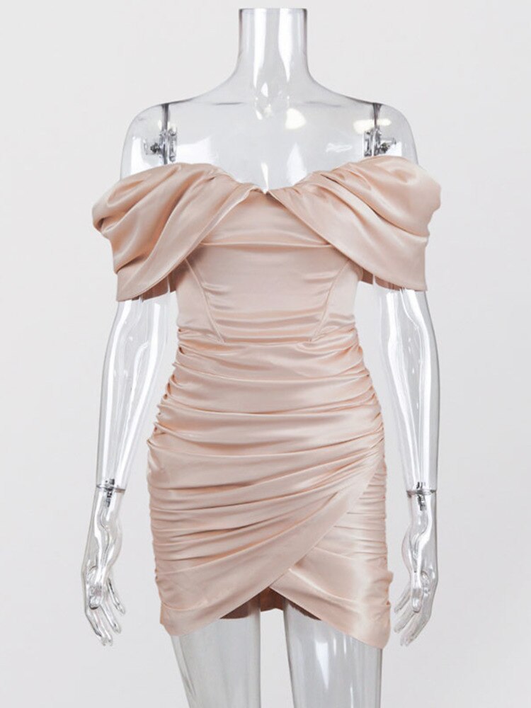 Kvinnors Aftonklänning Fria Axlar Förstklassigt Material-4