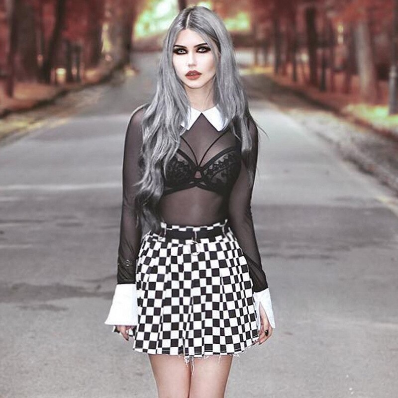 Dam Bodysuit Långärmad Monokrom Polyester 5