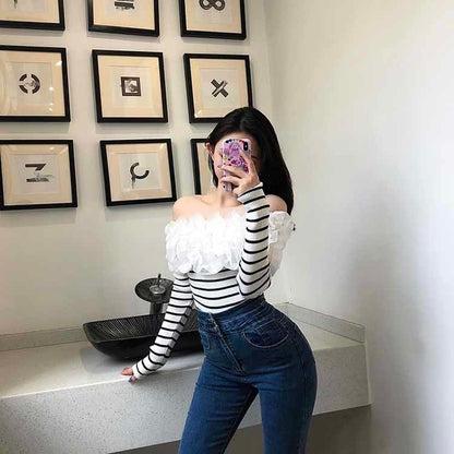 Dam Topp Blommönster Vinghylsa Polyester för Fest och Vardag 5