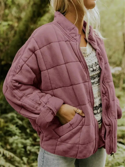 Variant image for Överdimensionerad Damjacka Förtjockad Polyester för Kalla Dagar-46