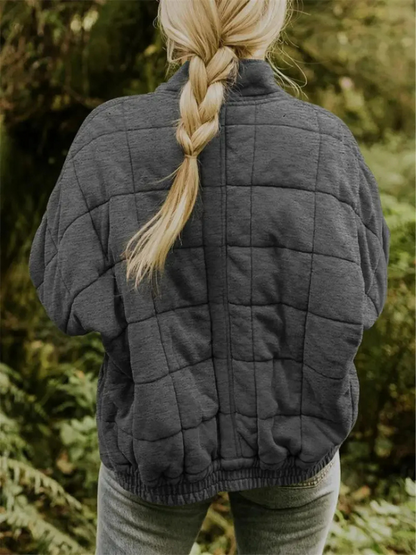 Överdimensionerad Damjacka Förtjockad Polyester för Kalla Dagar-2