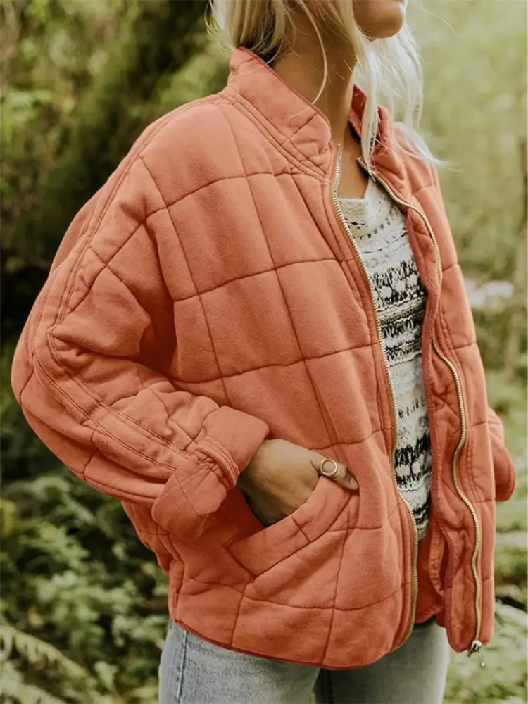 Variant image for Överdimensionerad Damjacka Förtjockad Polyester för Kalla Dagar-51