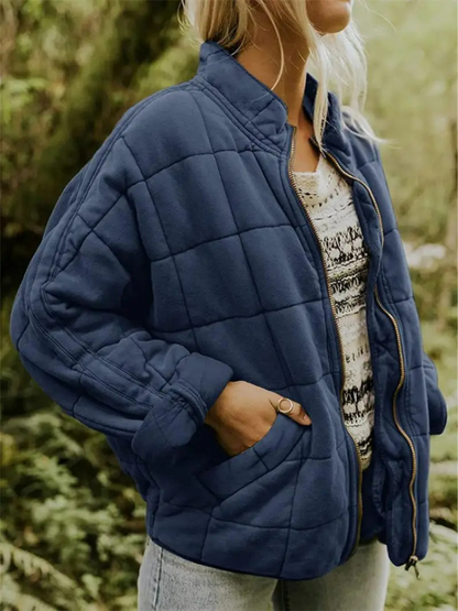 Variant image for Överdimensionerad Damjacka Förtjockad Polyester för Kalla Dagar-57