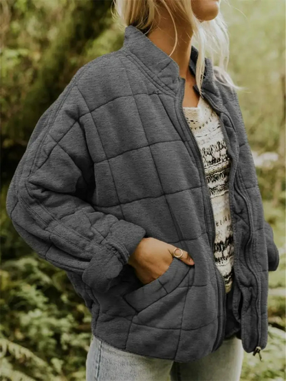 Variant image for Överdimensionerad Damjacka Förtjockad Polyester för Kalla Dagar-1