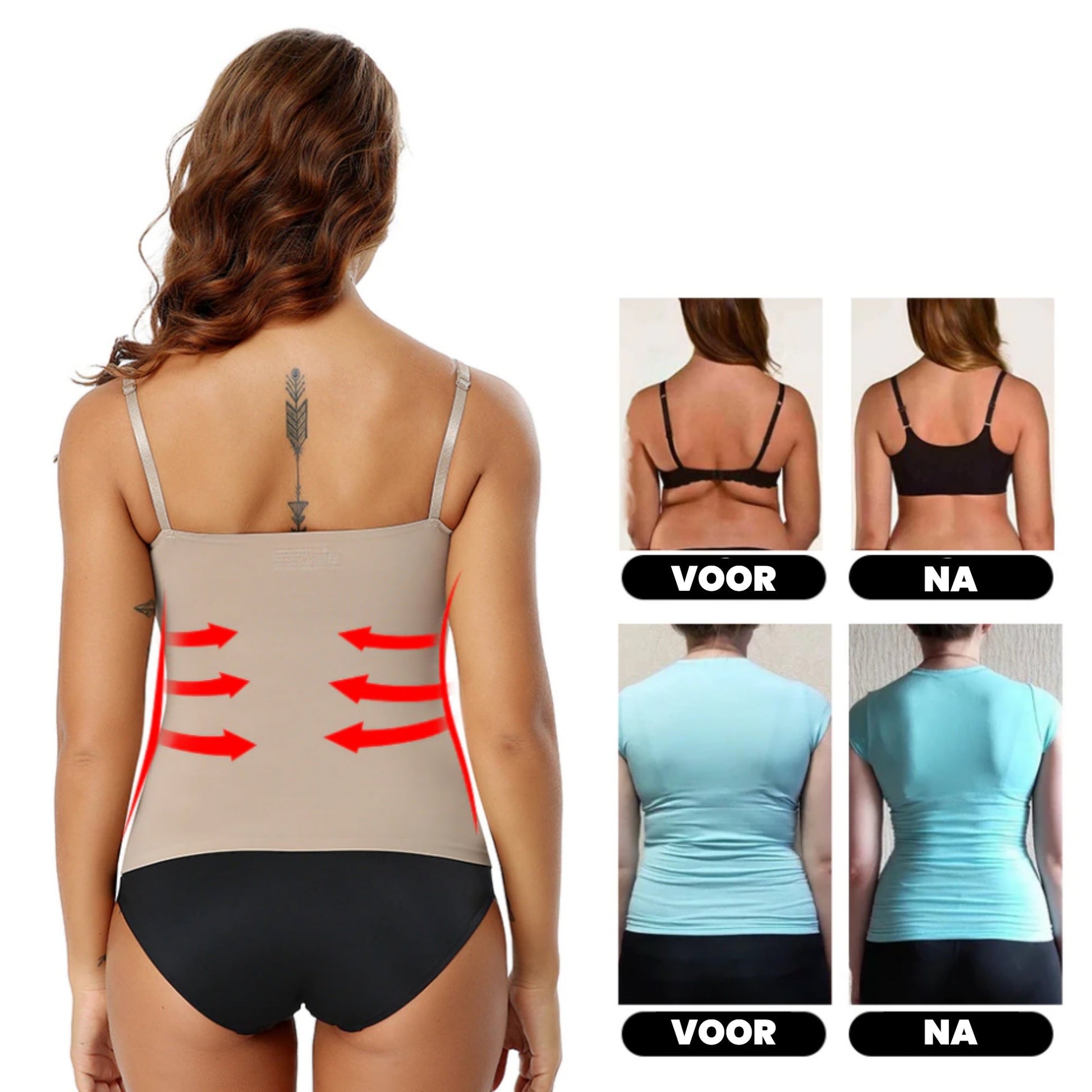 Snygga Damunderkläder Set Figursydd Elastan Nylon-3