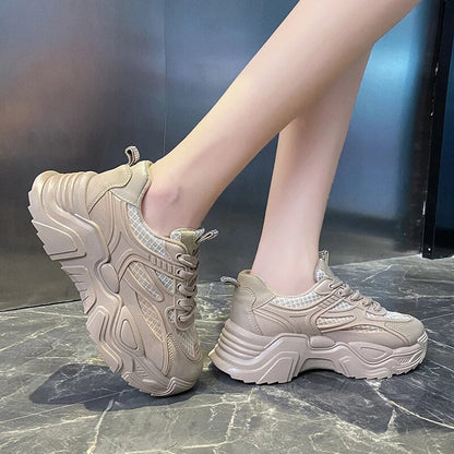 Damskor Bekväma Syntetisk Läder Lätta Skor för Alla Tillfällen-4