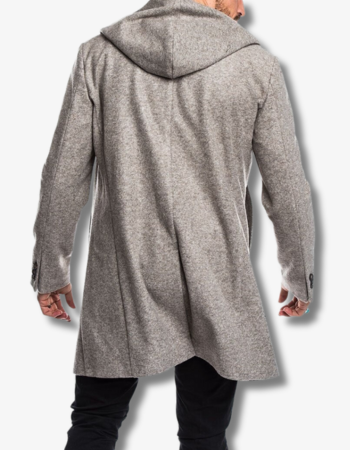 Herr Lång Kappa Klassisk Design Värmande Material 3