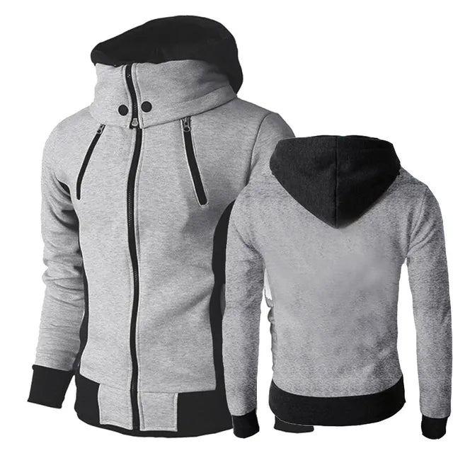 Variant image for Herrtröja med Dragkedja i Varmt Polyester Material-6