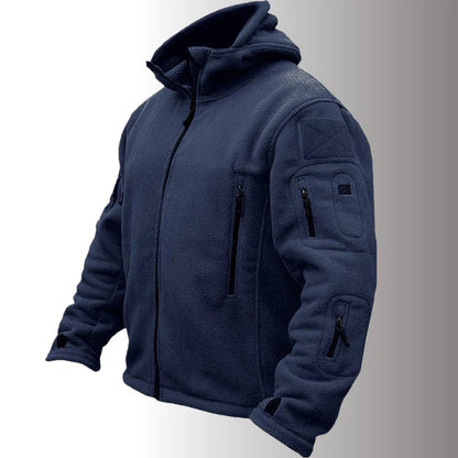 Hoodies Män Med Flera Fickor i Hög Kvalitet 100% Bomull-1