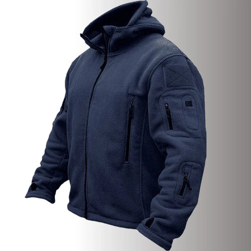 Hoodies Män Med Flera Fickor i Hög Kvalitet 100% Bomull-1
