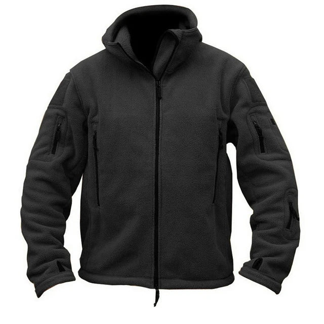 Hoodies Män Med Flera Fickor i Hög Kvalitet 100% Bomull-4